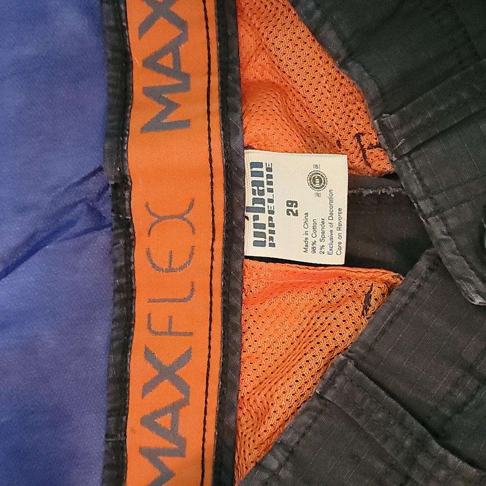 Urban Pipeline Max Flex Men's Size 29 Dark Gray Cargo shorts